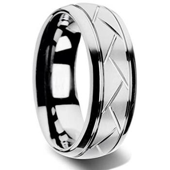 Rainure ZR0176 – Bague Homme en Argent