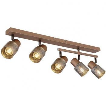 GLOBO LIGHTING Runddeckenspot 70 cm, schwenkbar, 6‑Lampen