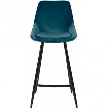 Zago Bari Barstoel met Fluweel Bekleding