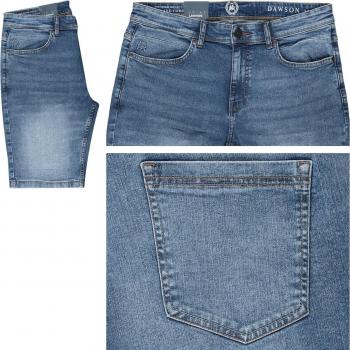 Lerros Herren Bermuda Jeans in Light Blue Used 31