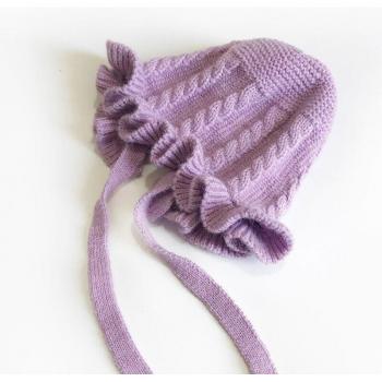 COKK Autumn Winter Kids Hat with Flower