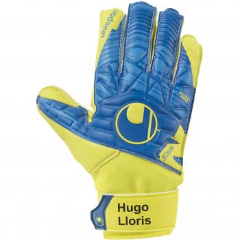 UHLSPORT Speed Up Lloris Soft Advanced Herren-Handschuhe, Größe 8, Hydro Blau/Lite Fluo Gelb