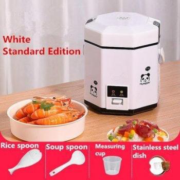 1.2L Small Electric Cooking Pot with Steamer