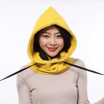 Unisex 2-Layer Cotton Hood Hat