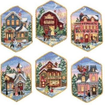Dimensions Kreuzstich Set Weihnachtsbaumanhänger