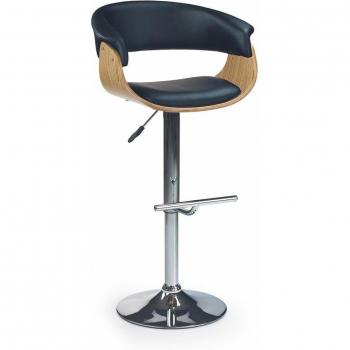 Silla Houston 181 Elegancia Negra y Roble