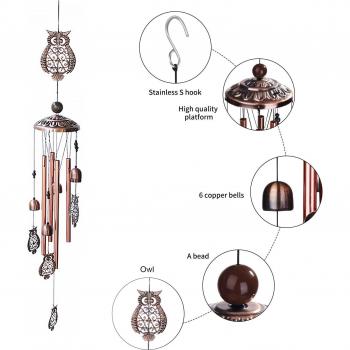 Artisan Butterfly Wind Chime Decor