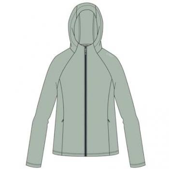 Verde Eco 4 Way Capucha Mujer XL