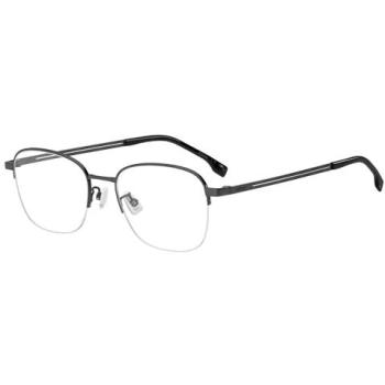 BOSS 1872/F Asian Fit V81 Men’s Silver Frame – Size 53, Blue Light Protection