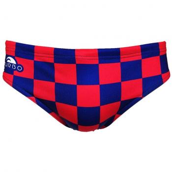 Turbo Costume Da Bagno A Slip Squares Royal Red Uomo L – Variante Blu-Rosso