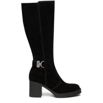 Nero Giardini Schwarze Lederstiefel für Damen