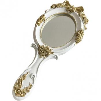 Princess Style Handheld Makeup Mirror
