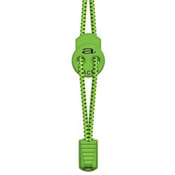 Aquaman Snap‑Elastic Schnürsenkel – Einheitsgröße (Grün/Schwarz)