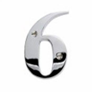 Solid Brass and Chrome 4 House Number