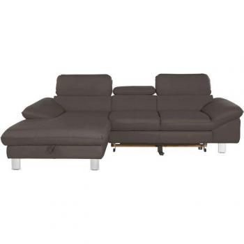 COTTA Ecksofa Driver, vielseitig mit Kopfteilverstellung und Schlaffunktion