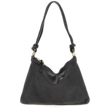Campomaggi Black Leather Crossbody Bag