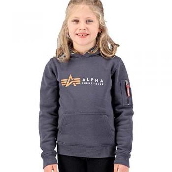 Alpha Industries Kinder-Sweatshirt Alpha Label grau