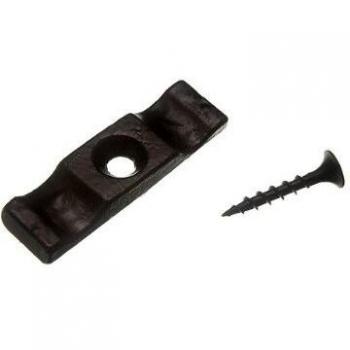 Easy Install Turn Button Granny Catch Shed Latch 50mm Steel Black + Screws