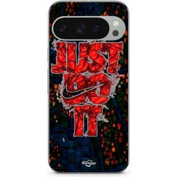 MANIACASE Red Soft Silicone Case for Google Pixel 9 Pro XL – Just Do It