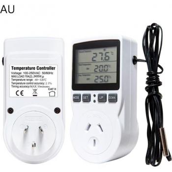 Interrupteur thermostat numérique 16A 220V avec minuterie et capteur