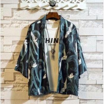 Zongke Kimono‑Bluse für Herren – Lässiges Design, japanischer Einfluss – Größe M–3XL