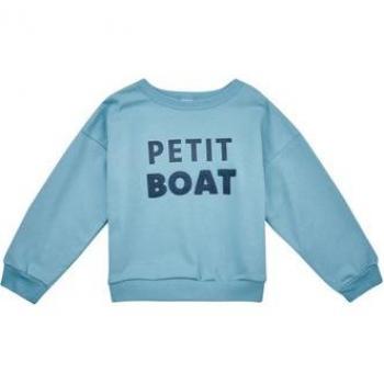 Petit Bateau Kids' Blue Logo Sweatshirt