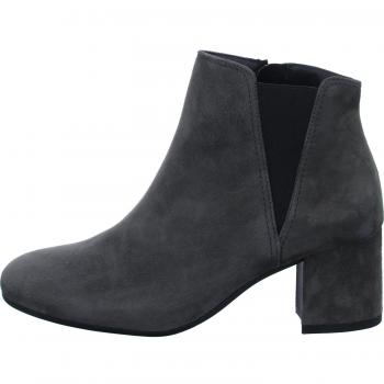 Modische Paul Green Damenstiefel Grau mit 50 mm Absatz