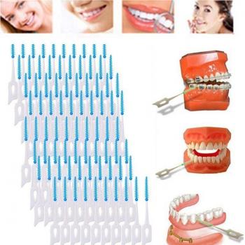 40-Pack 0.7mm Interdental Brushes for Oral Hygiene