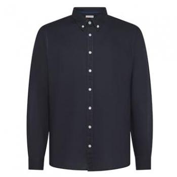 Camicia Sun68 Blu Navy in Lino