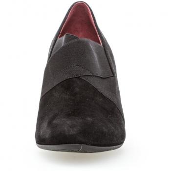 Gabor Damen Blockabsatz Pumps 92.165 – Schwarze College‑Stiefel, 6 cm Absatz, UK 2.5