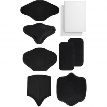 Set Completo de 9 Tablas Lipo Foam en Color Negro: Ab, Tummy, Lateral, Frontal y Trasero
