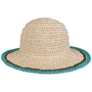 Lipodo Tricolour Edge Straw Hat