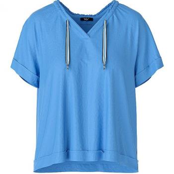 Marc Cain Damen Blusenshirt Blau Größe 42