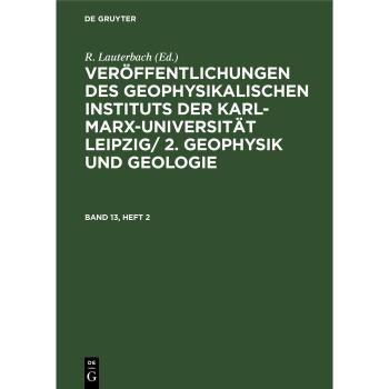 Vitalsource Technologies, Inc. Geophysik und Geologie. Band 13, Heft 2