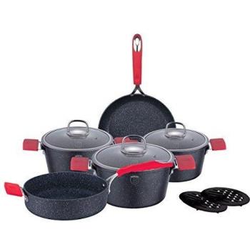 Set completo di pentole in pietra Berlinger Haus (10 unità) per cucina a induzione
