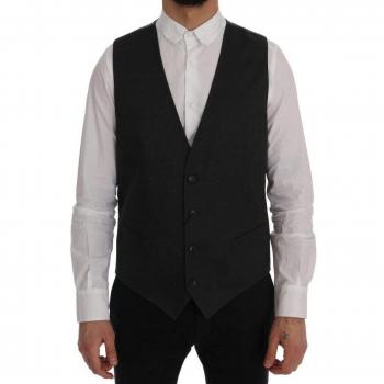 Dolce & Gabbana Gray STAFF Vest IT52 XL