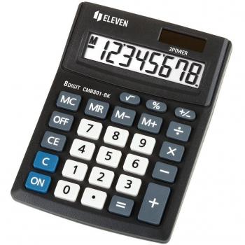 Eleven Calcolatrice a Celle Solari CMB801BK Nero