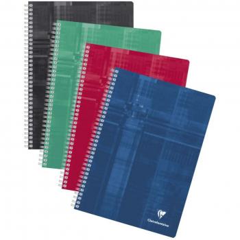 Cahiers à reliure spirale Clairefontaine A4 90 feuilles carrées 5 pcs