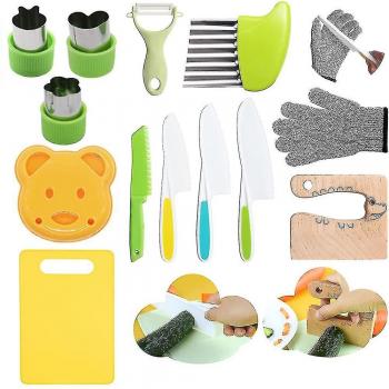 Ensemble de couteaux en bois pour enfants