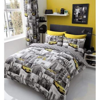 Parure de Lit King NY Patch Housse et Couette