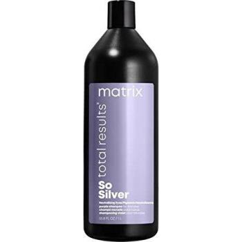 Matrix So Silver Purple Toning Shampoo for Intense Color Depth in Blonde, Grey and Silver Hair