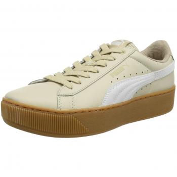 Puma Vikky Platform L, Sneakers Femme, Beige (Safari-White), 38 EU