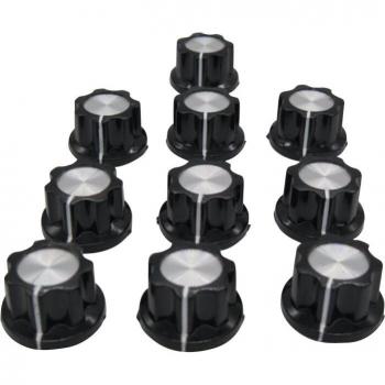 10pcs 23mm Bakelite Potentiometer Knob with 6mm Copper Core