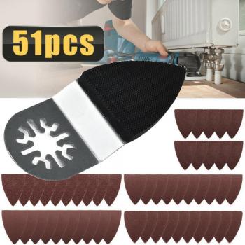 51PCS Oscillating Multitool Sanding Disc Set