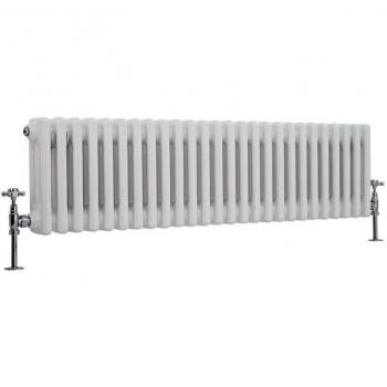 Milano Windsor Elegant White Cast Iron Radiator 300mm x 1190mm