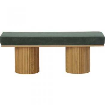 Banc Mahe en velours côtelé