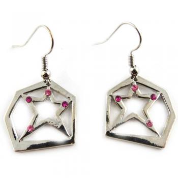NOA G0461 Starry Night Rose Earrings