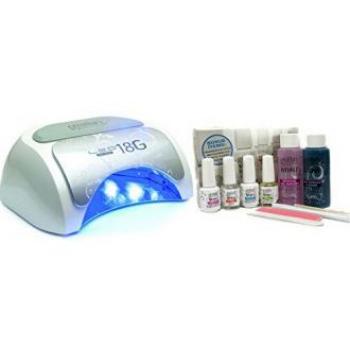 Gelish 18G: Lámpara y Kit de Manicura