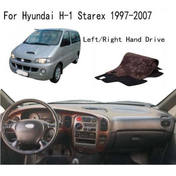Hyundai Starex H200 (H‑1) 1997‑2007 Couverture Tableau de Bord Dashmat – Protection Solaire, Coussin Protecteur, Décor Intérieur Direction Gauche – Bleu
