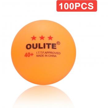 Set 100 Boules à Rebonds Supérieurs pour Tennis de Table